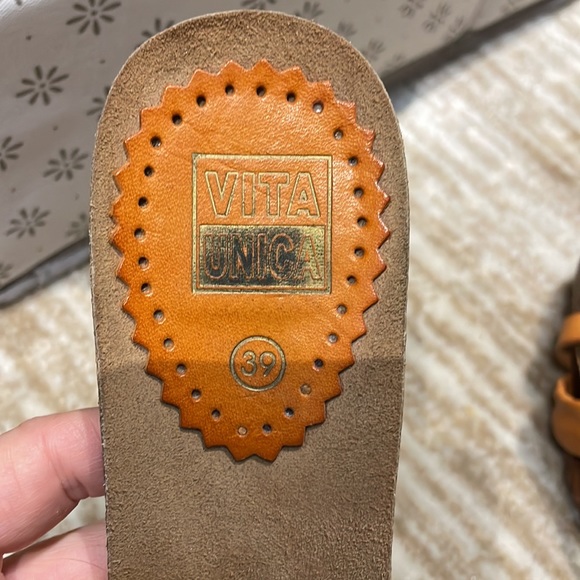 Women's Wedge Shoe- Leather - Picture 5 of 8